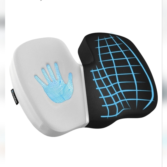 ElevateEase Other - Breathable Memory Foam Seat Cushion for Office Chair, Car, Truck or Wheelchair